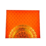 Sweet Box with Magnetic Flap | Handmade Cardboard Paper Gift Box for Gifting Sweets Chocolate Dry Fruits Cavity/Compartments (MB 07 A Mirage 1/2Kg Orange) PACK OF 5