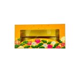 Sweet Box with Magnetic Flap | Handmade Cardboard Paper Gift Box for Gifting Sweets Chocolate Dry Fruits Cavity/Compartments (MB 19 Vatika W 1/4 Kg Box) PACK OF 5