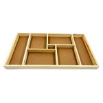 Wooden Storage Box for Storing Napkins,Chocolates,Dry-Fruits,etc..Medium Size Wooden Boxes |Light Brown Colour|Pack of 5| (Plain Design)