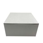 Freshness Keeper Bakery Box Stackable Tiffin Carrier Eco-Friendly Bakery Packaging Bundle Premium Pastry Box Collapsible Bakery Storage Box Assorted Bakery Packaging- PLAIN WHITE Colour (Pack of 100 Boxes) (8X8X4)