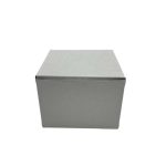 Freshness Keeper Bakery Box Stackable Tiffin Carrier Eco-Friendly Bakery Packaging Bundle Premium Pastry Box Collapsible Bakery Storage Box Assorted Bakery Packaging-SILVER Colour (Pack of 100 Boxes) (4X4X3)