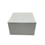 Freshness Keeper Bakery Box Stackable Tiffin Carrier Eco-Friendly Bakery Packaging Bundle Premium Pastry Box Collapsible Bakery Storage Box Assorted Bakery Packaging-SILVER Colour (Pack of 100 Boxes) (5X5X3)